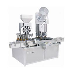 Monoblock-Rotary Dry Syrup Powder Filling & Sealing Machine – Rotary Powder Filler & Sealer